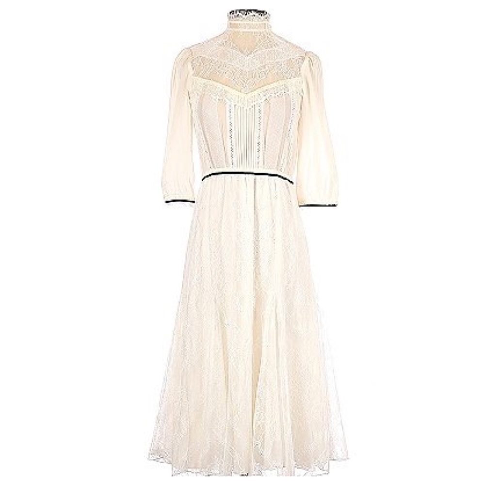 ALICE + OLIVIA Lace Midi Dress - Picture 5 of 8
